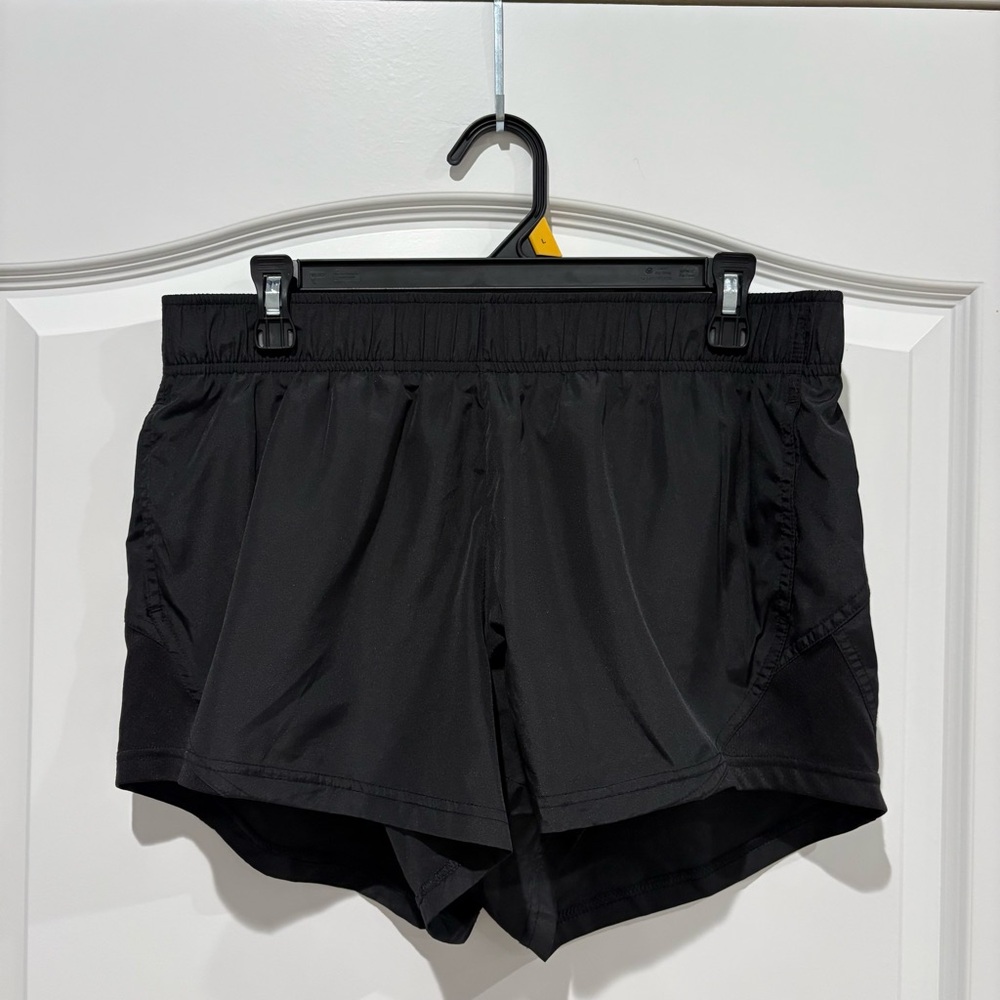 Athletic Works Black Elastic Waist Shorts